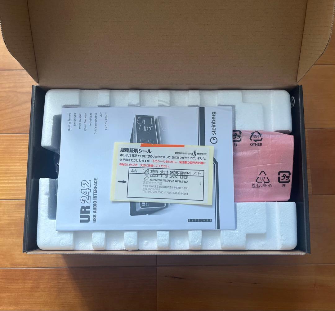 Steinberg UR242 オーディオインターフェイス　中古