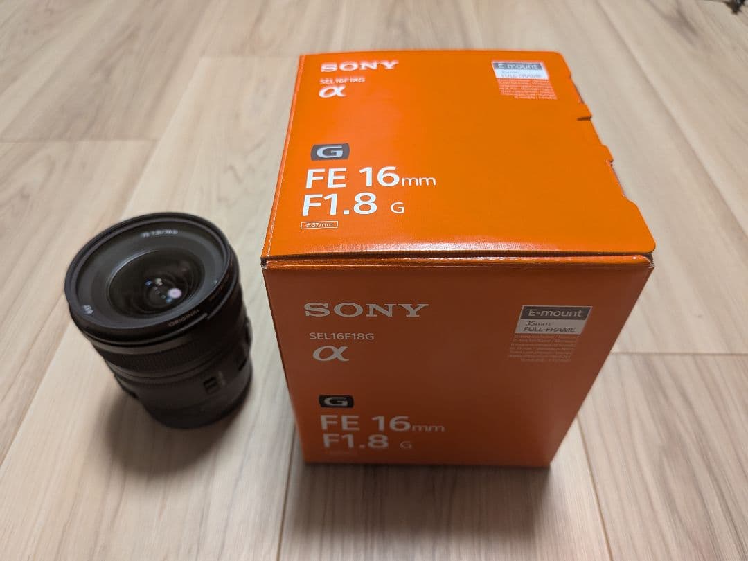 【極美品】SONY FE 16mm F1.8 G SEL16F18G