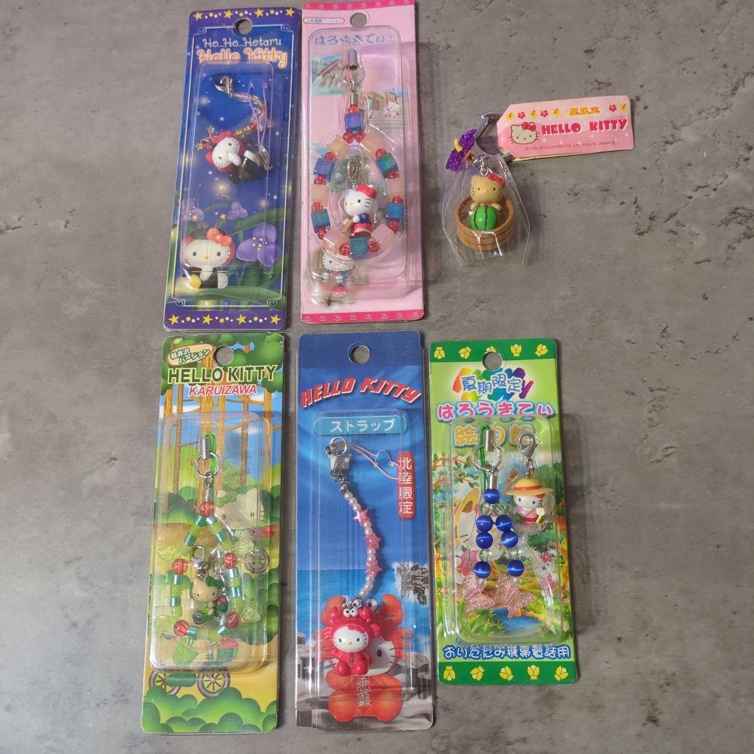 HELLO KITTY ストラップセット 5点