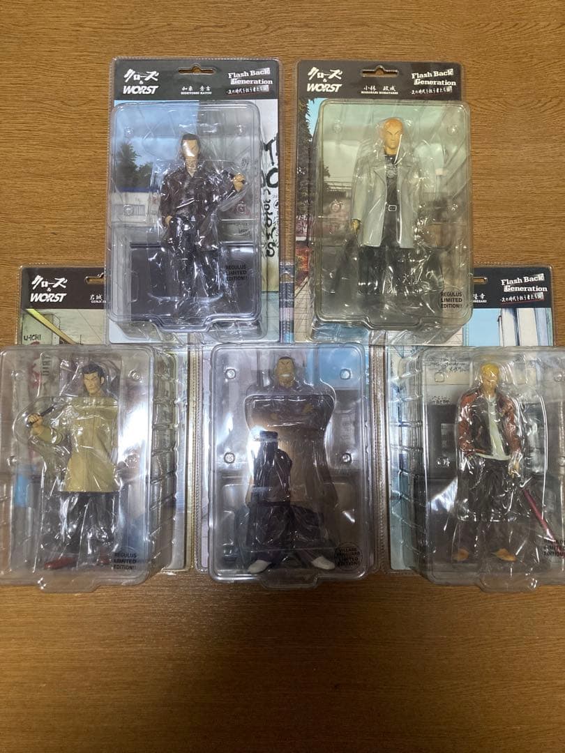 FBG 鈴蘭（ゼットン他） レグルス版 5体セット 未開封 クローズ&WORST