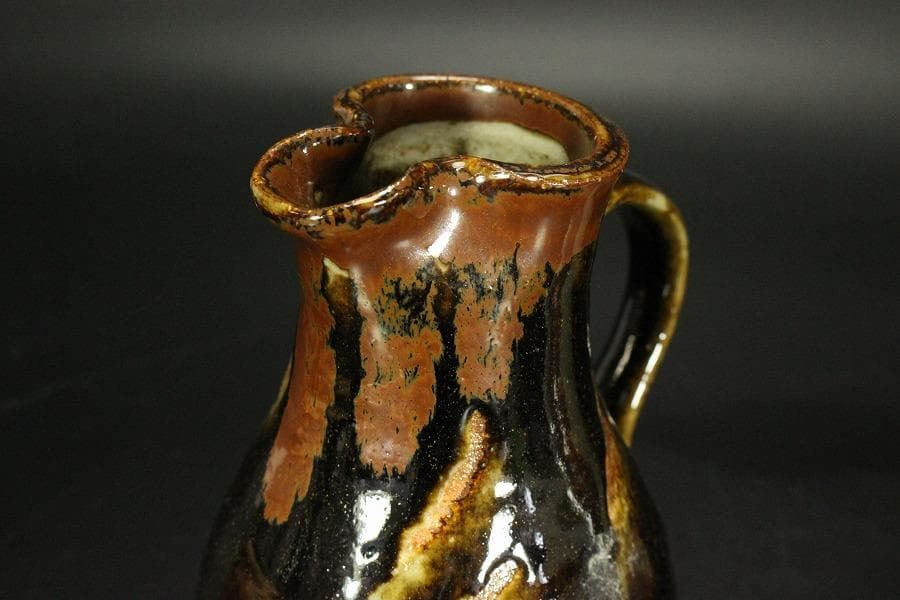 水注 手取花瓶 壱対 恒次作 木箱付(メ1268)