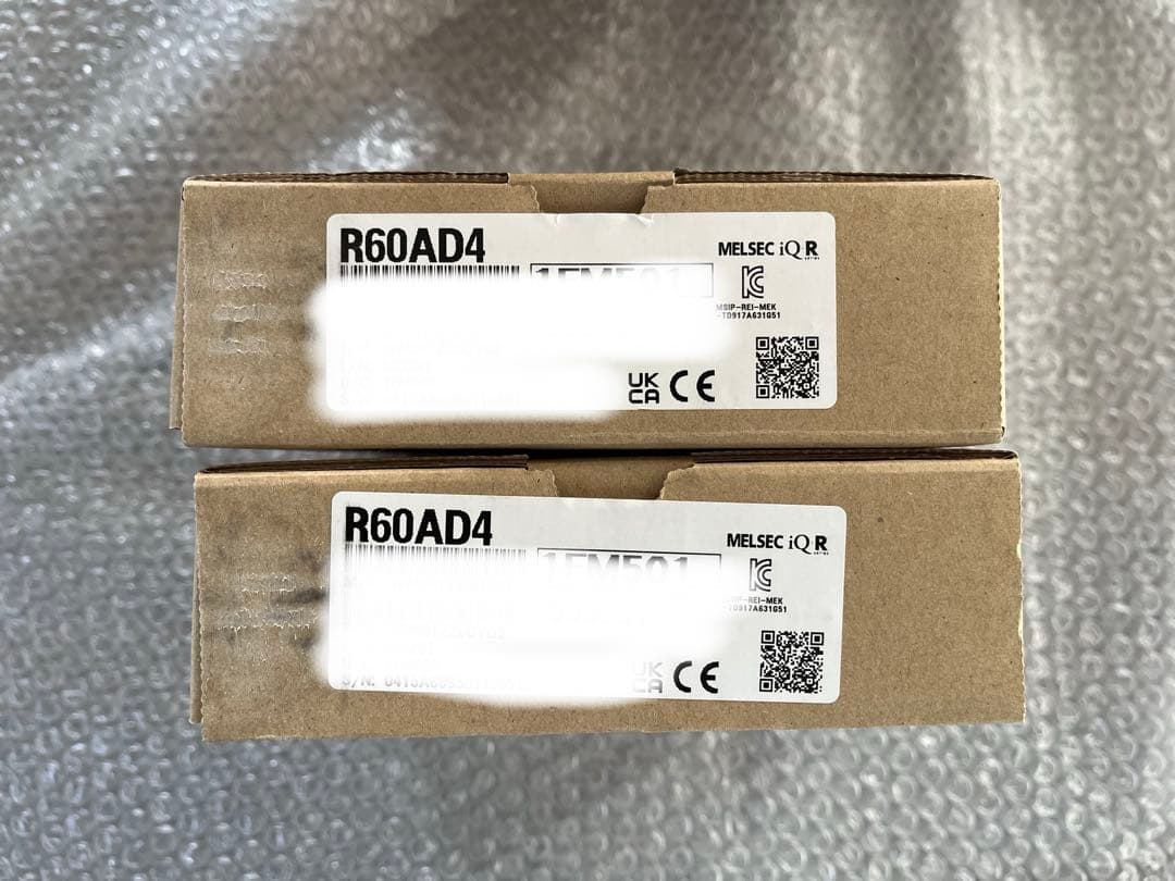 三菱FA PLC R64AD4 iQ-R アナログユニット2個