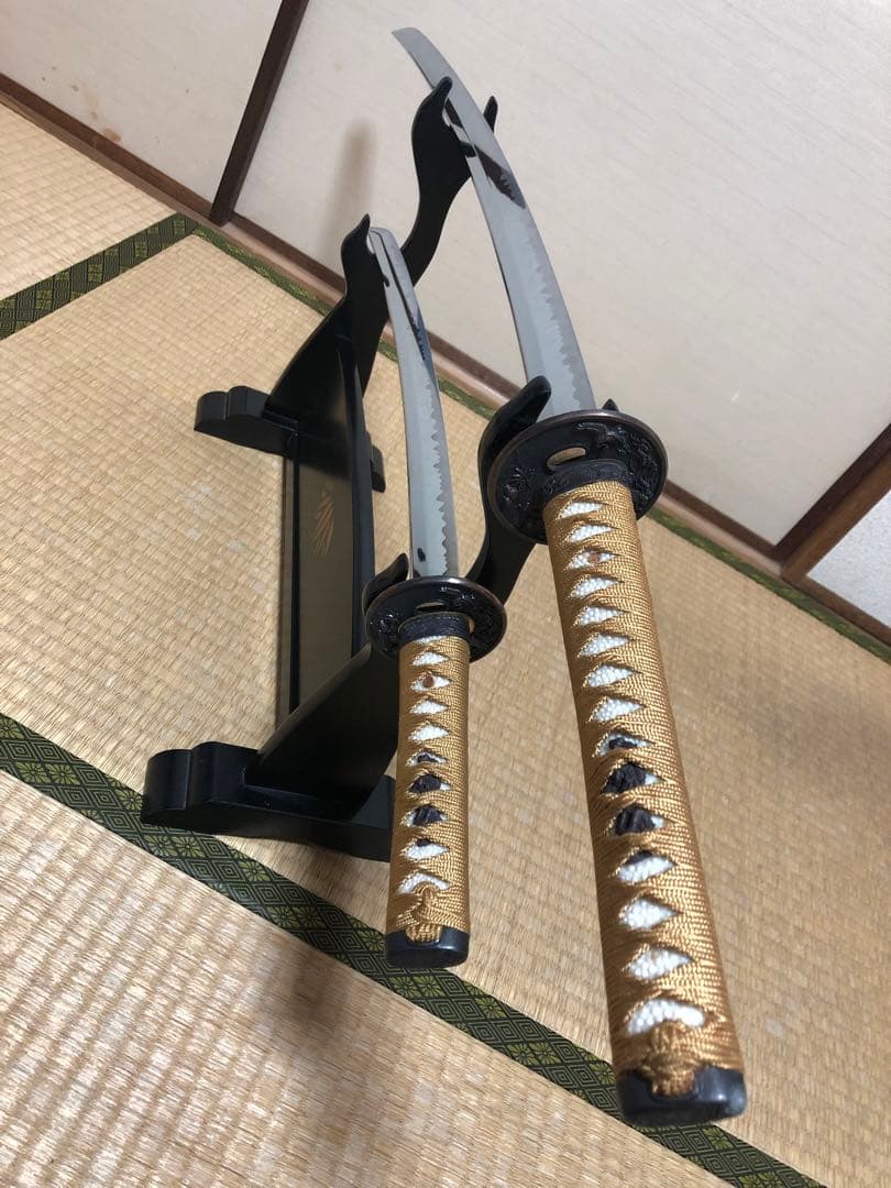 模造刀　大小　刀掛け　セット