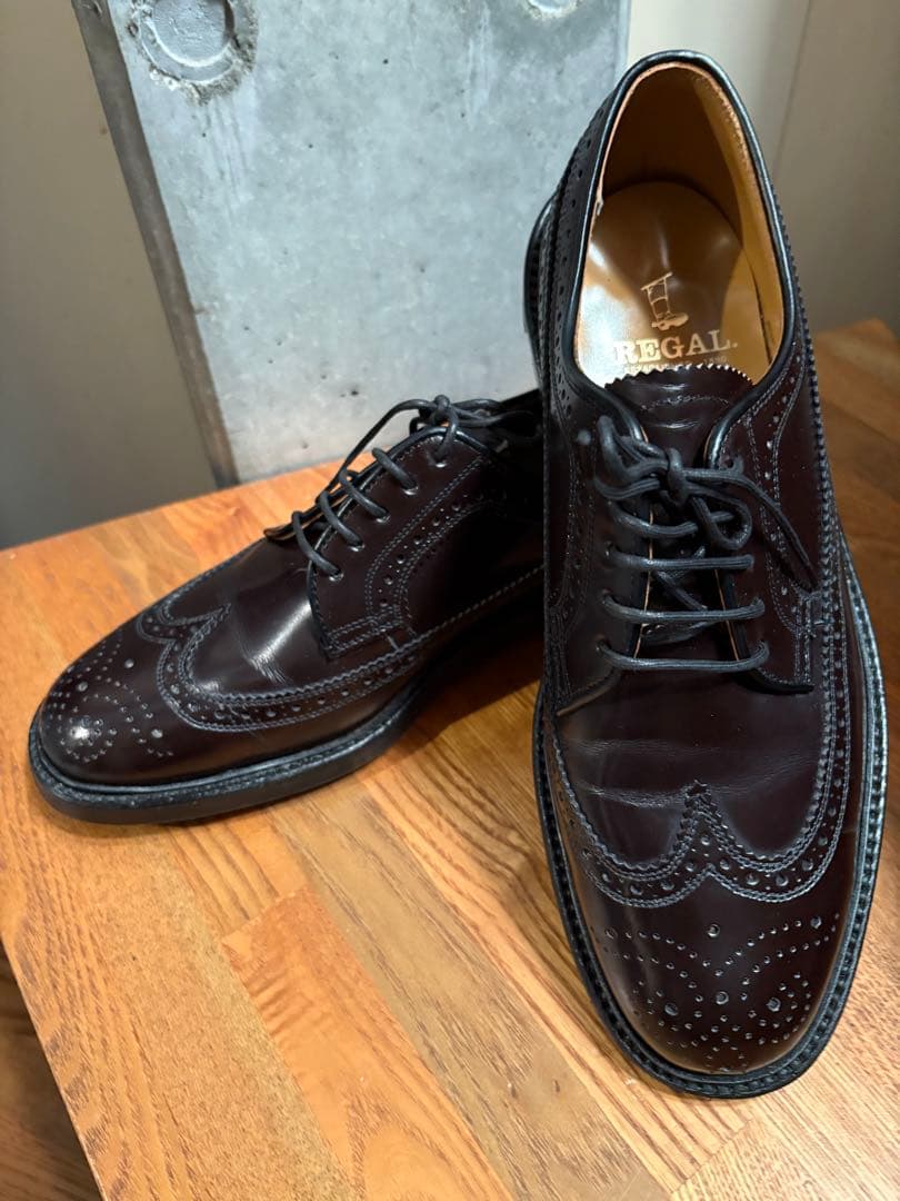 ★★ REGAL ダークブラウン　ウィングチップ ビジネス　超美品　★★