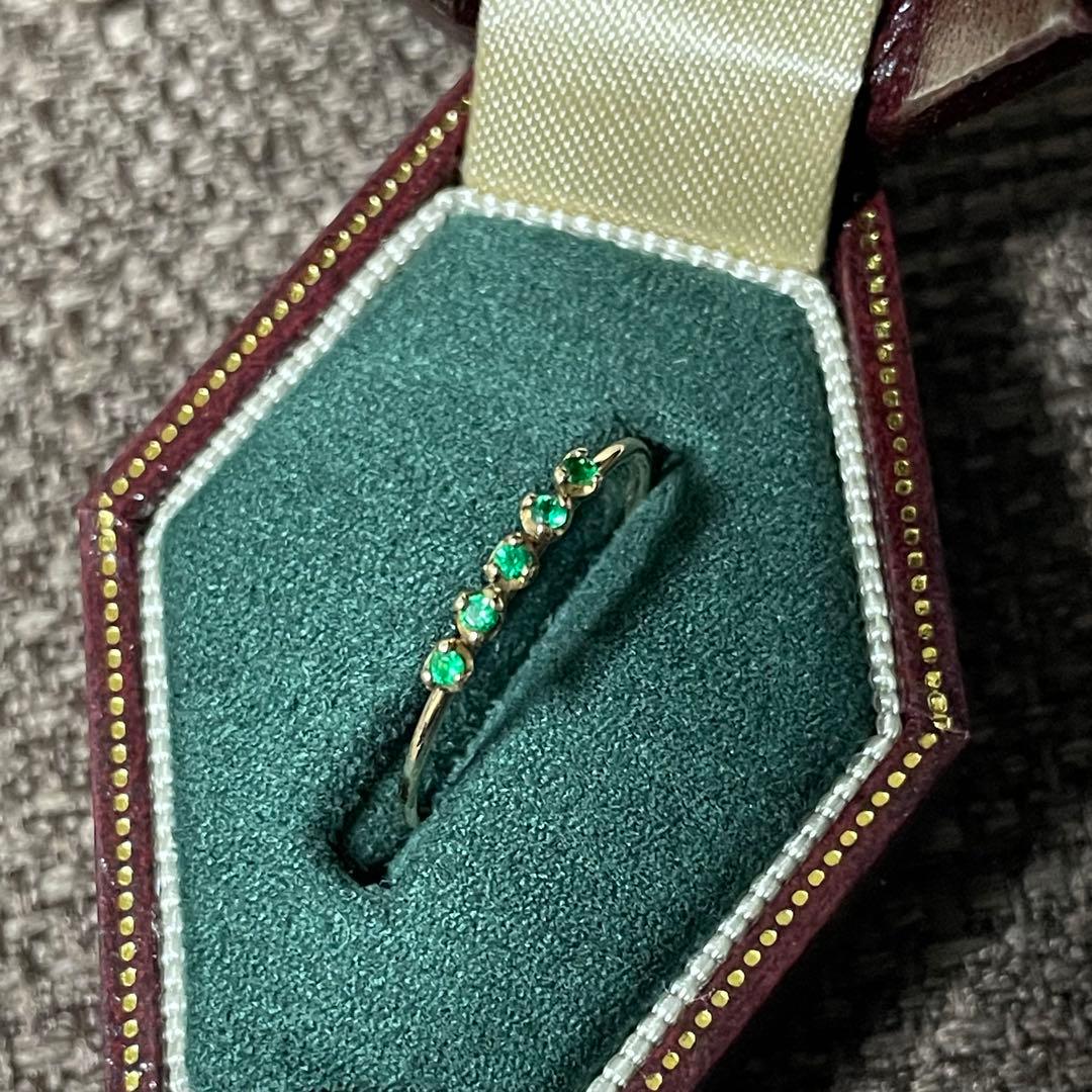 parcelle jewelry ザンビア産エメラルド リング Luce