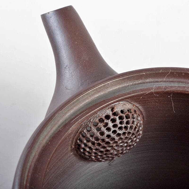 煎茶道具　萬古焼　春峰造　花文　玉露揃　小さな茶器揃　共箱　M　R5313