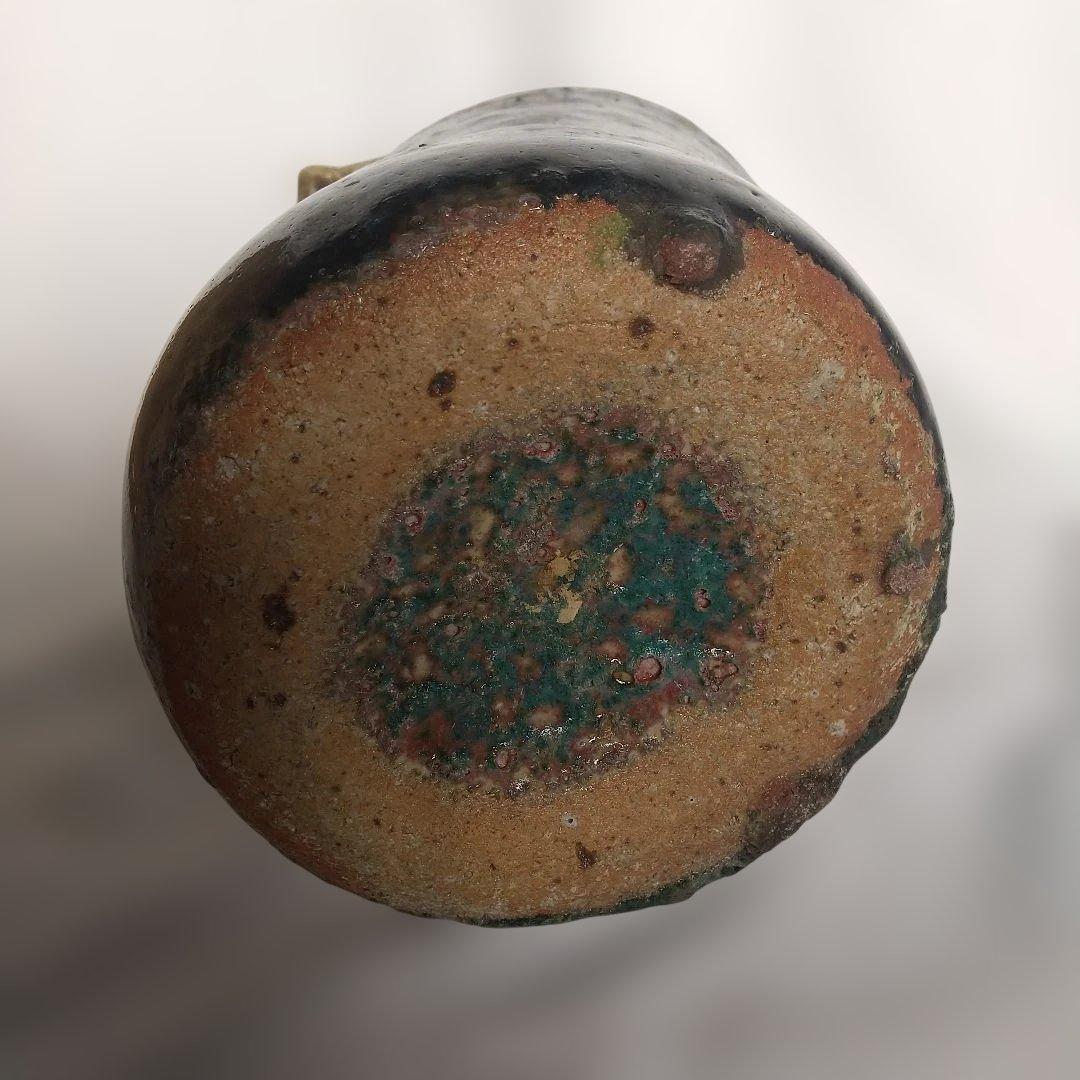 益子焼　長倉翠子　精　高さ約28センチ　長期保管品