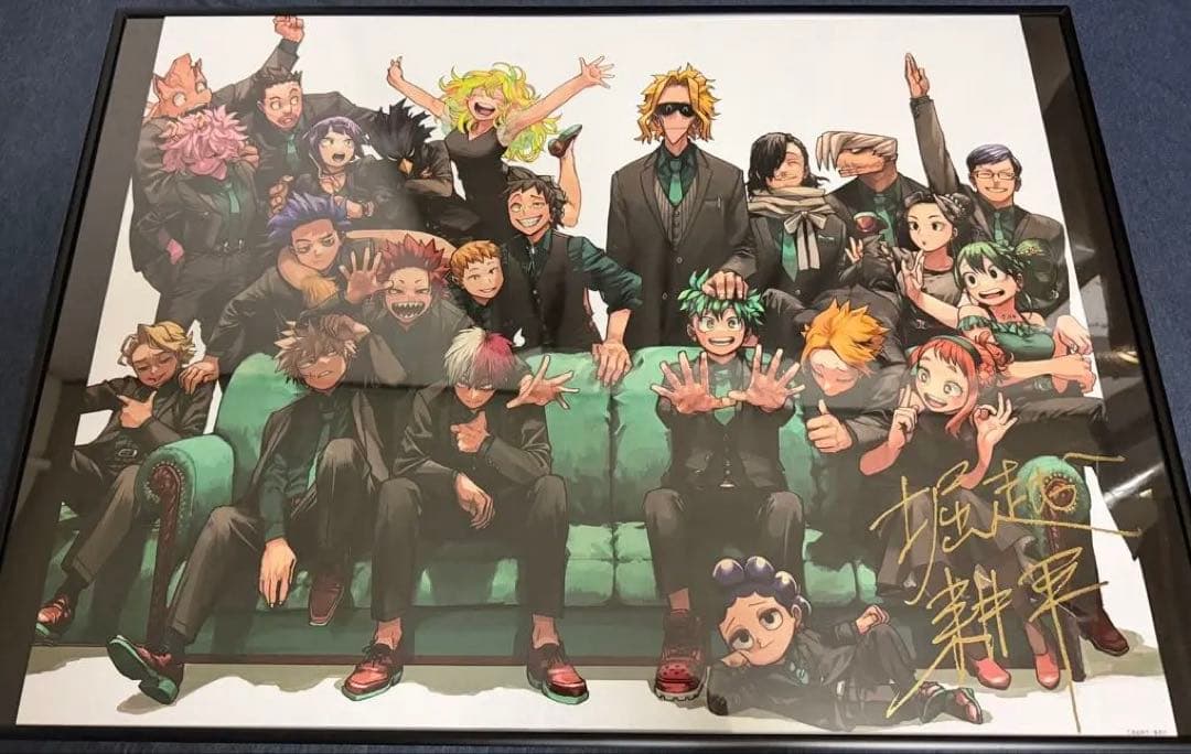 【フレーム付き】ヒロアカポスター三枚セット【原画展】【応募者全員】