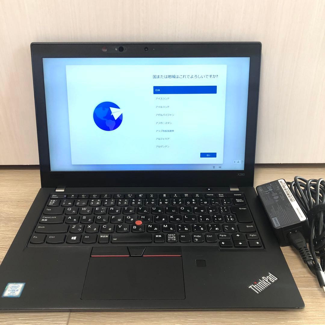 ThinkPad X280 i5 8350U 8GB 256GB タッチパネル