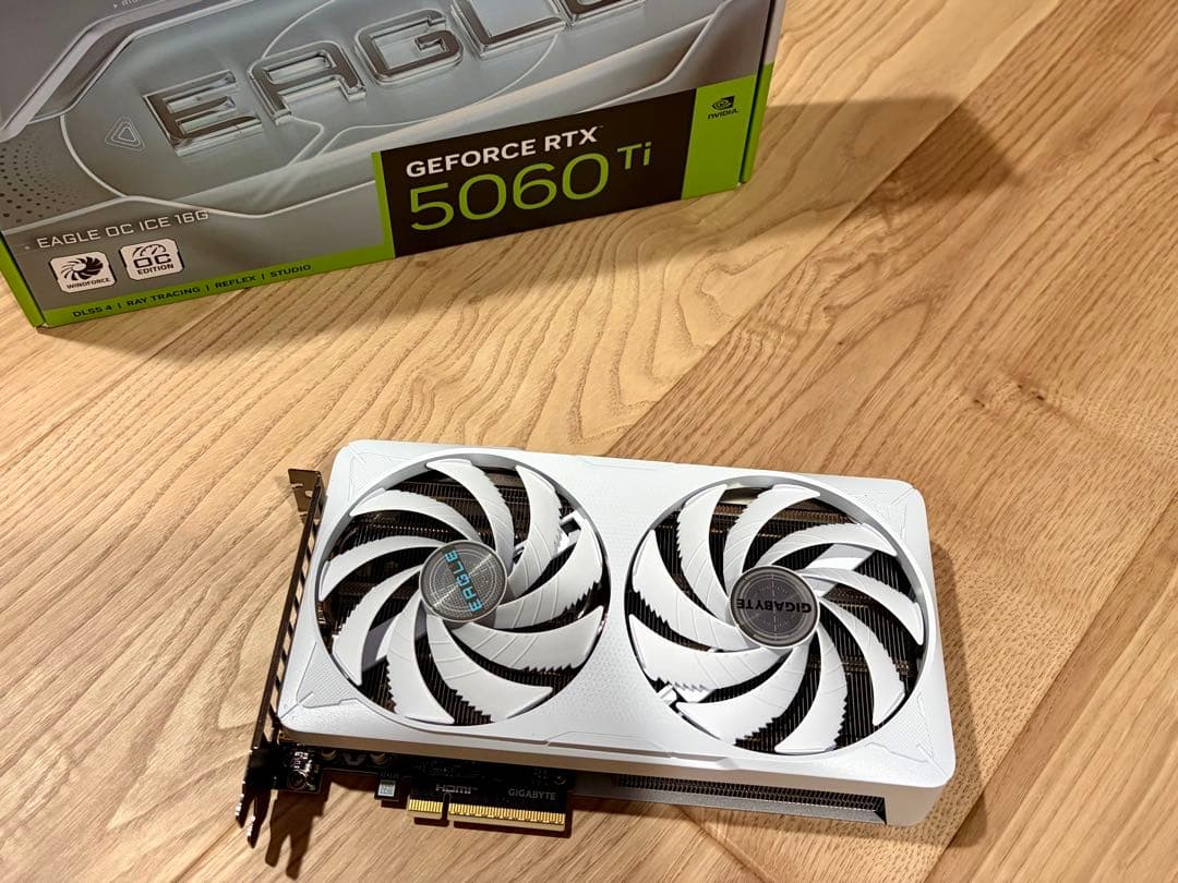 【ほぼ未使用】RTX 5060 Ti EAGLE OC ICE 16G