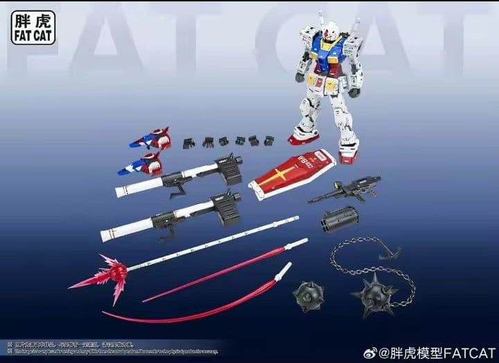 新品　RG拡大版 1/100 RX-78 ガンダム FAT CAT　海外製