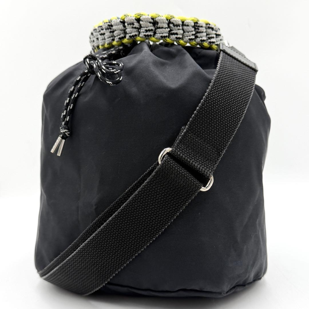 【良品】zattu ローウェル ショルダーバッグ 2way ナイロン ブラック