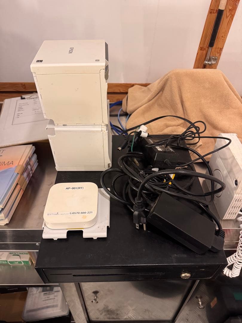 NECモバイルポス　ドロワー、プリンタ2つ、APルーターセット