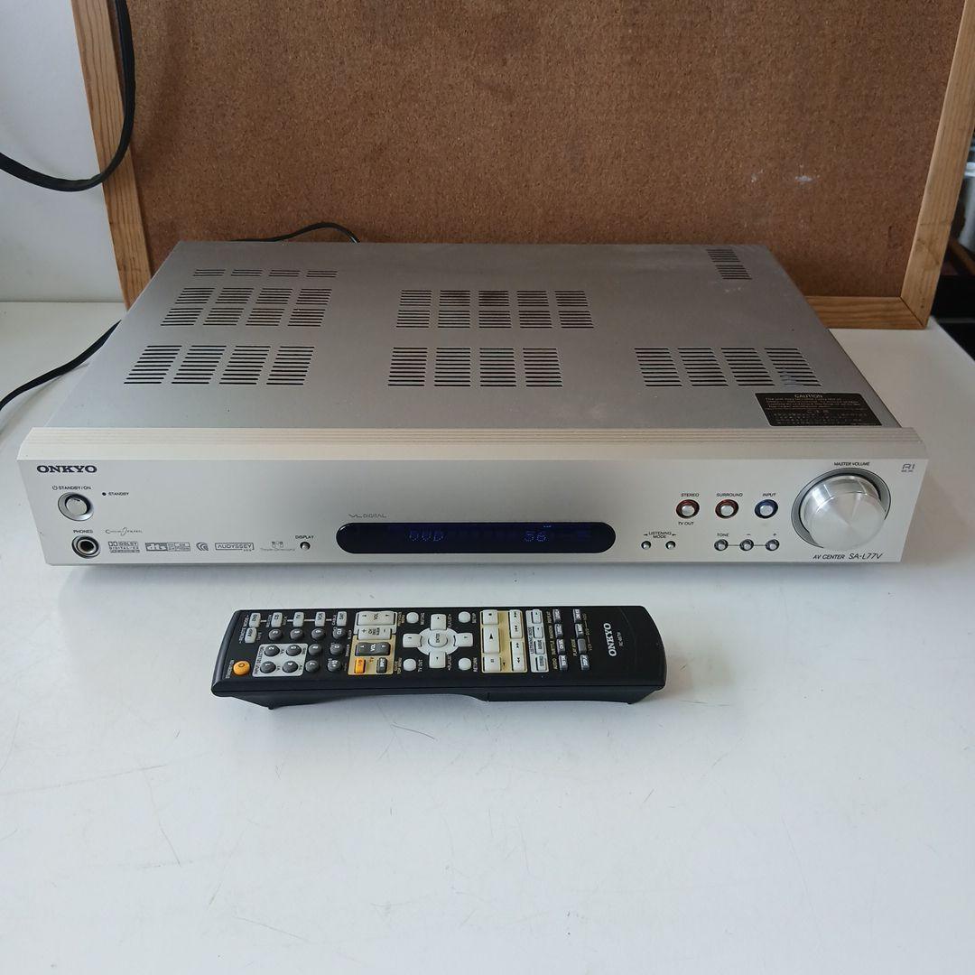 ONKYO オンキョー SA-L77V AVセンターアンプ 動作良好です。