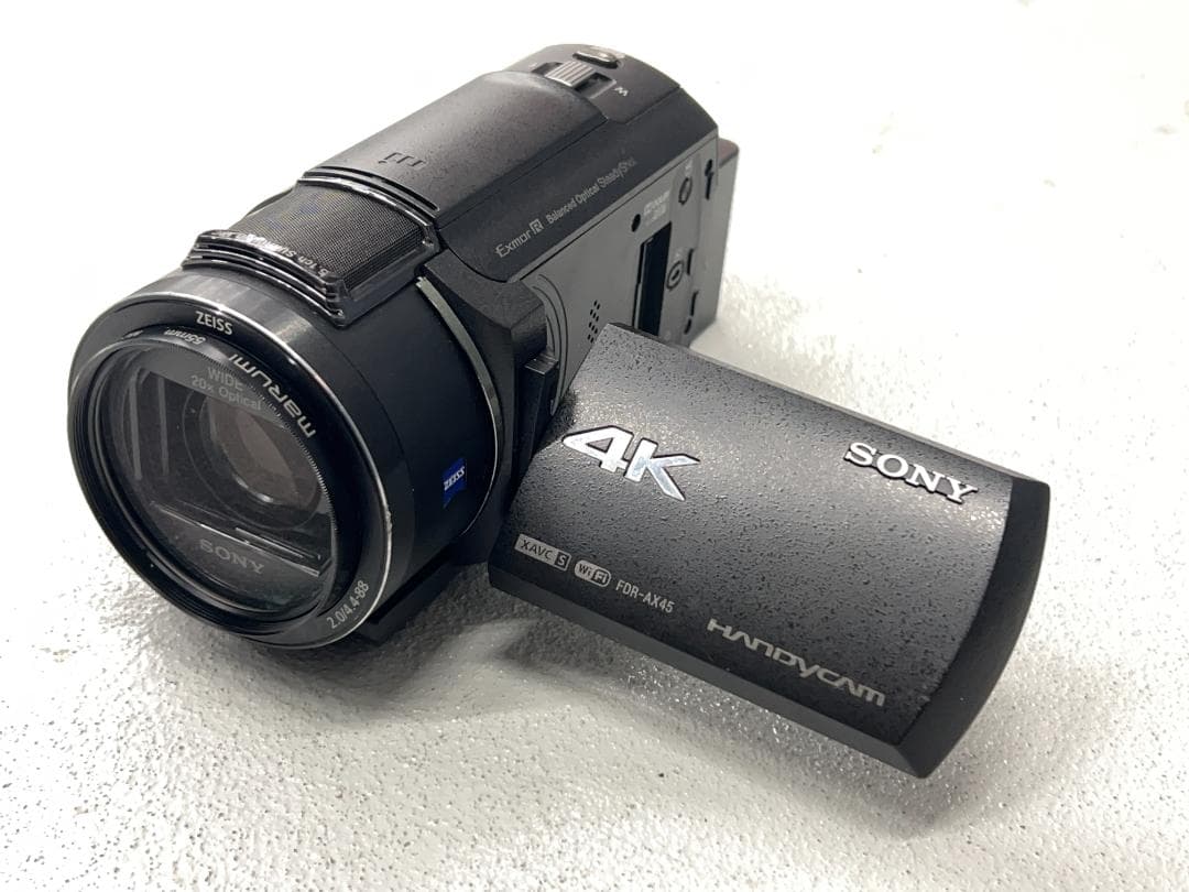 中古SONY 4K ビデオカメラFDR-AX45　レンズフィルター付き
