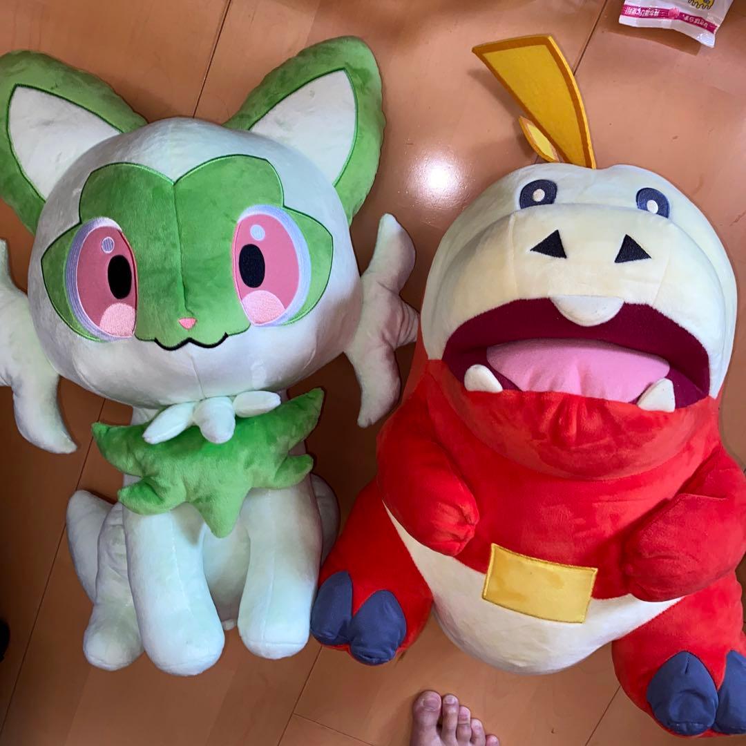 ニャオハ　等身大　ぬいぐるみ　ホゲータ　ポケモンセンター