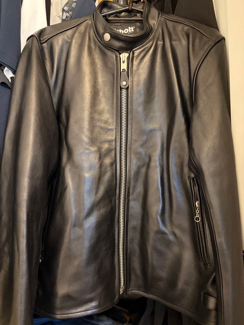 Scott 70S SINGLE RIDERS JACKET (L) 羊革