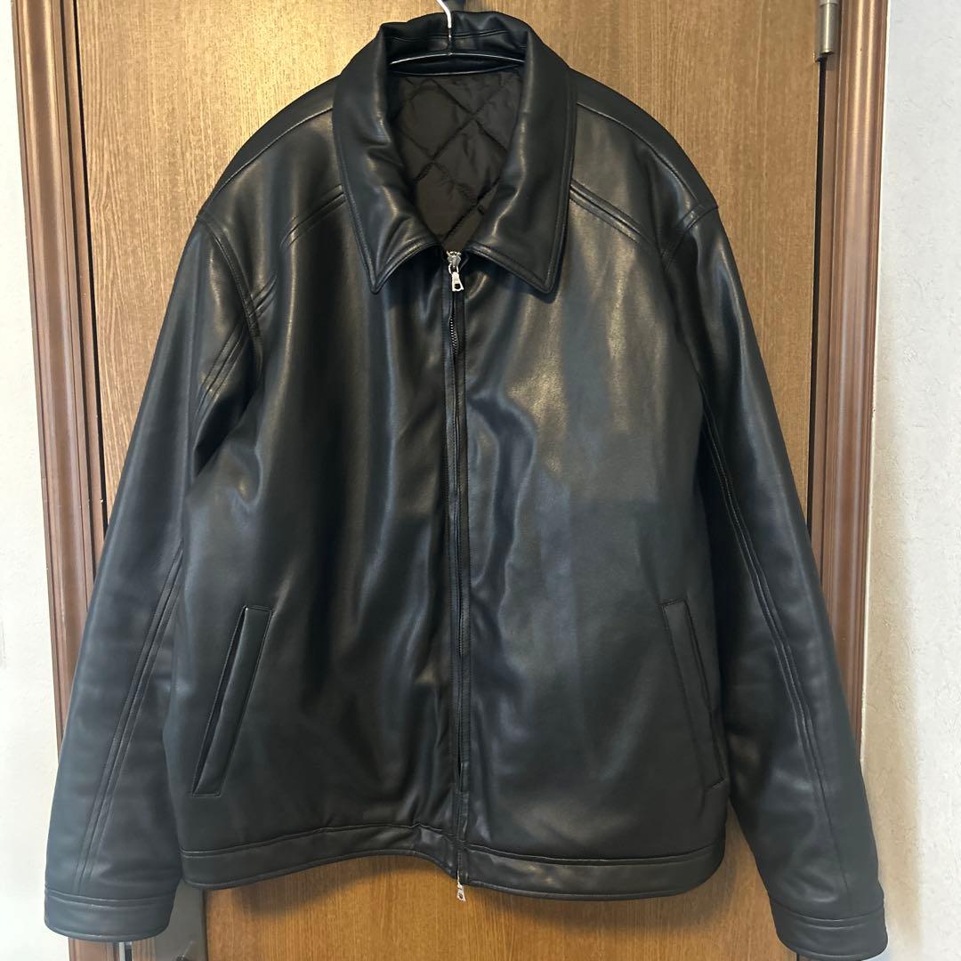 キ*タ様 sophnet フェイクレザーシングルライダースジャケット