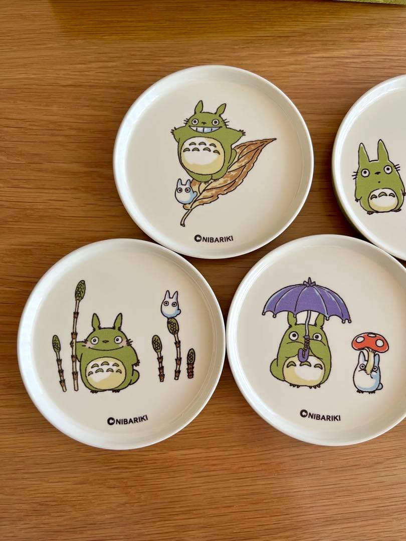 未使用 ノリタケ noritake となりのトトロ コースター 5枚セット