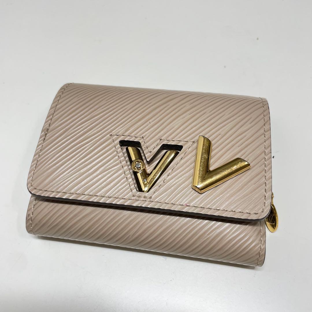 ブ*休様 訳あり　LOUIS VUITTON ポルトフォイユ・ツイスト ベージュ
