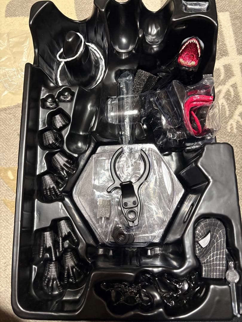 ホットトイズ　スパイダーマン3 ブラックスーツ フィギュア