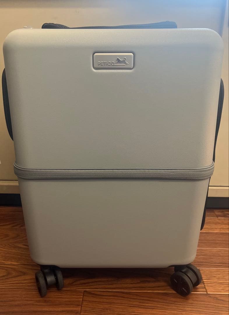 petico ペチコ　ペットカート　ペットキャリー　 グレー　美品　Mサイズ