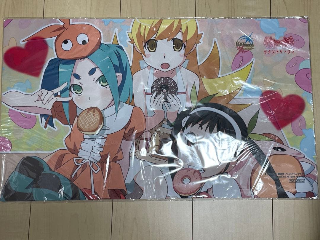 ビルディバイドブライト　物語シリーズ　プレイマット　ラバーマット　忍野忍