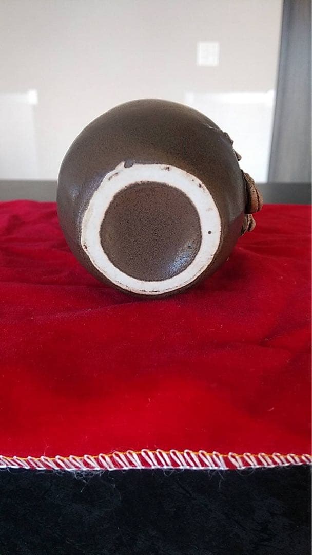 瀬戸焼　古瀬戸　貼花　徳利　酒器　古美術　煎茶器　古道具　丹波