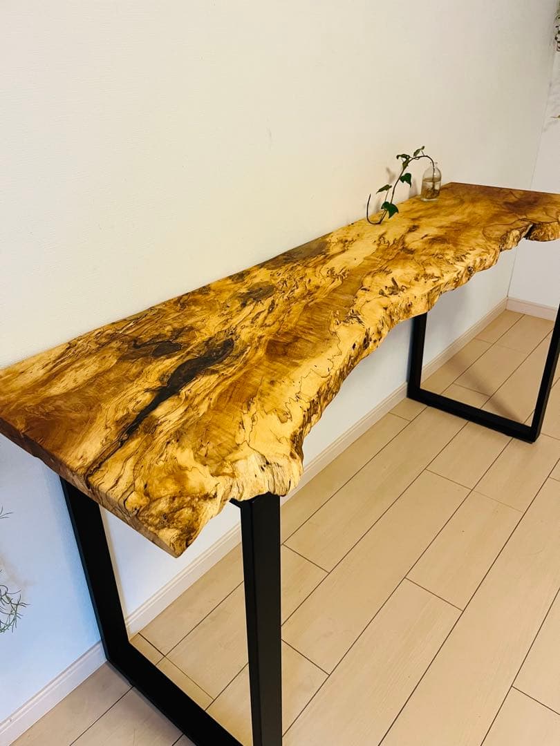 カウンターテーブル　一枚板テーブル　レジンテーブル　サイドテーブル　デスク