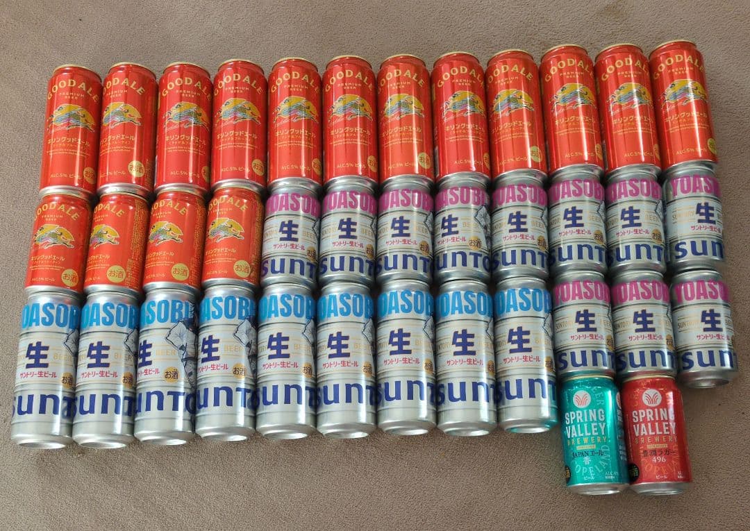缶ビール各種 38本セット