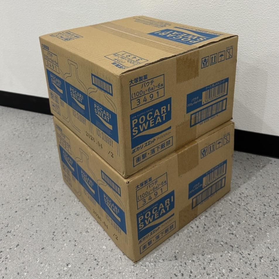 アイススラリー　ポカリスエット　2ケース