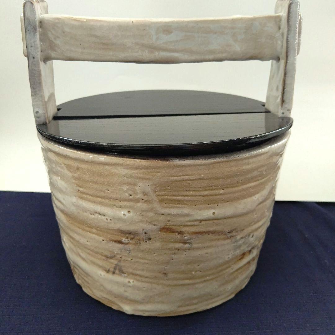 桶型 水指  萩焼  茶道具