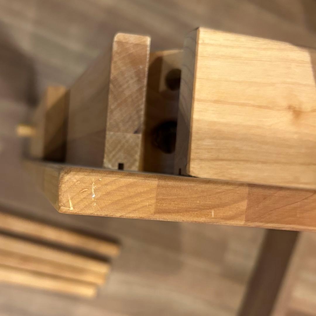 aya ベルメゾン 天然木アルダー材 コンパクトデスク 幅80 奥行35