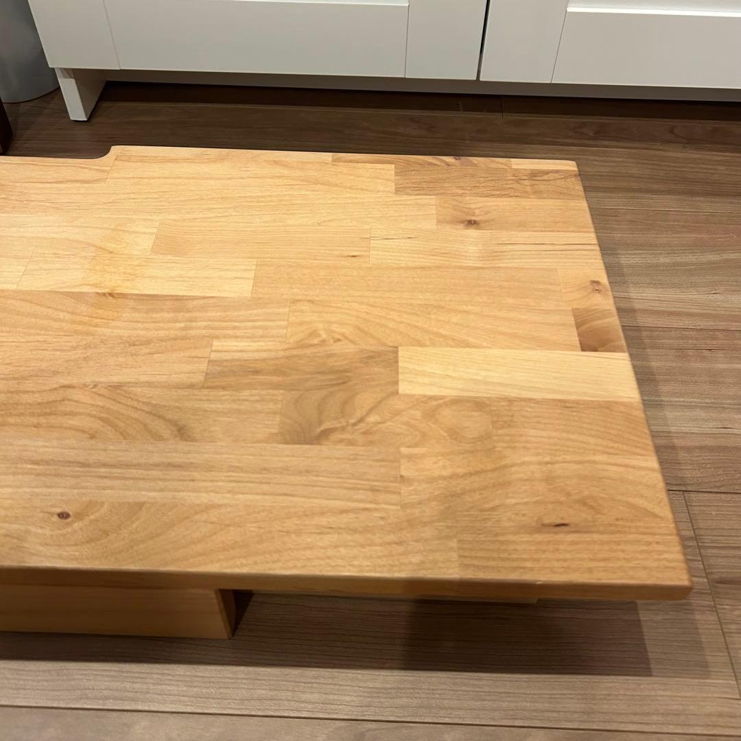 aya ベルメゾン 天然木アルダー材 コンパクトデスク 幅80 奥行35