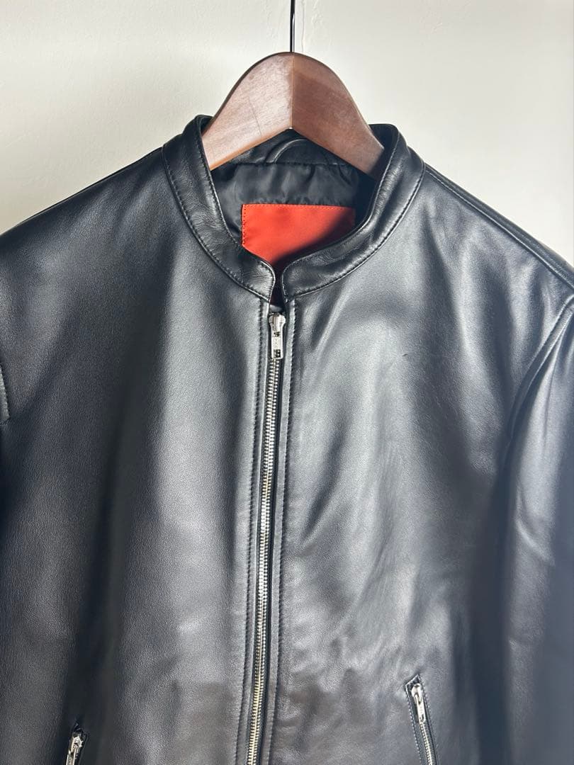 アーバンリサーチ　ROSSO ラムレザーシングルライダース