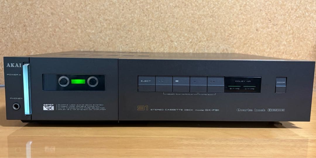 AKAI アカイGX-F91 カセットデッキ 中古　現状品