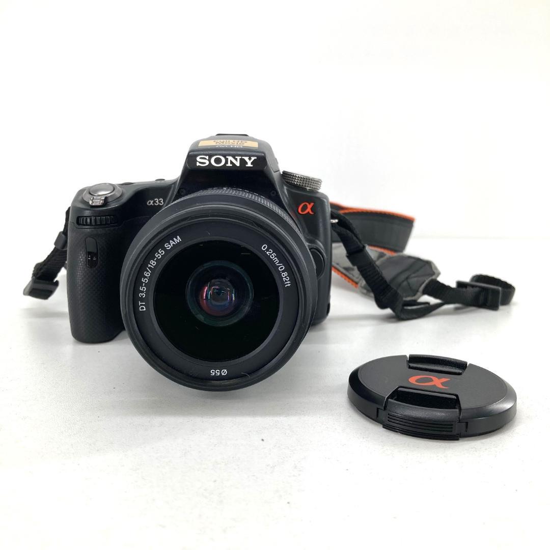 SONY　デジタル一眼カメラ SLT-A33　ズームレンズ SAL1855