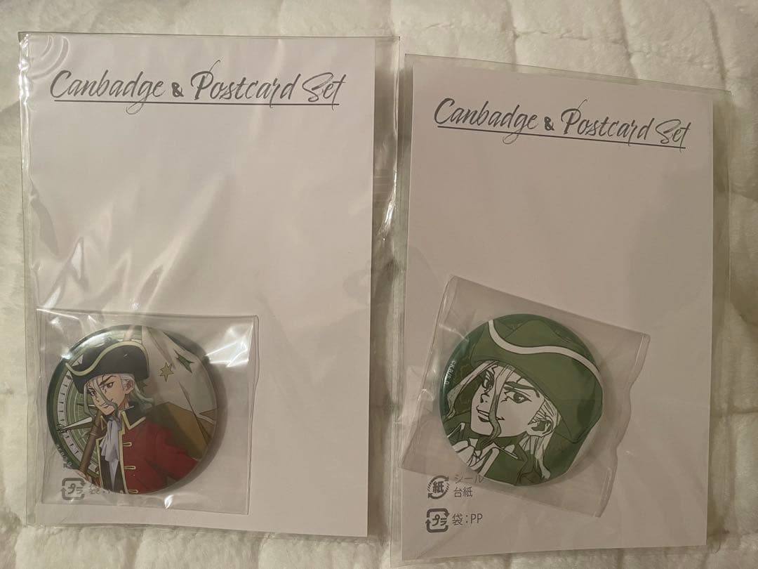 Dr.STONE ドクターストーン　石神千空　くじメイト　缶バッジ　海賊