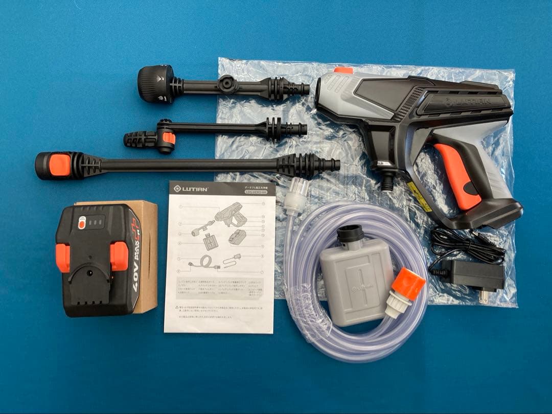 LUTIAN コードレス　高圧洗浄機