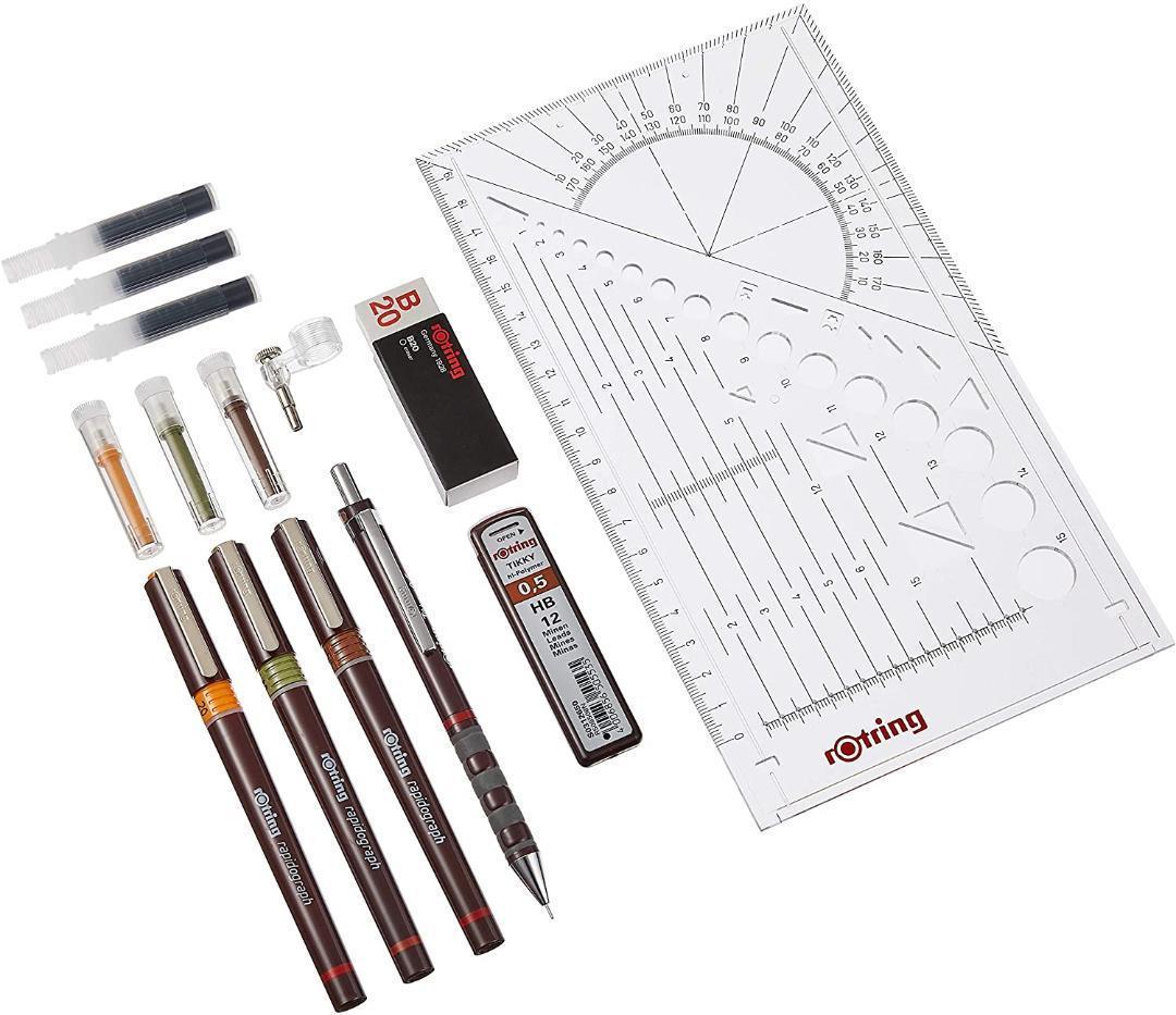 【新品】ロットリング カレッジセット ラピッドグラフ S0699510【B】