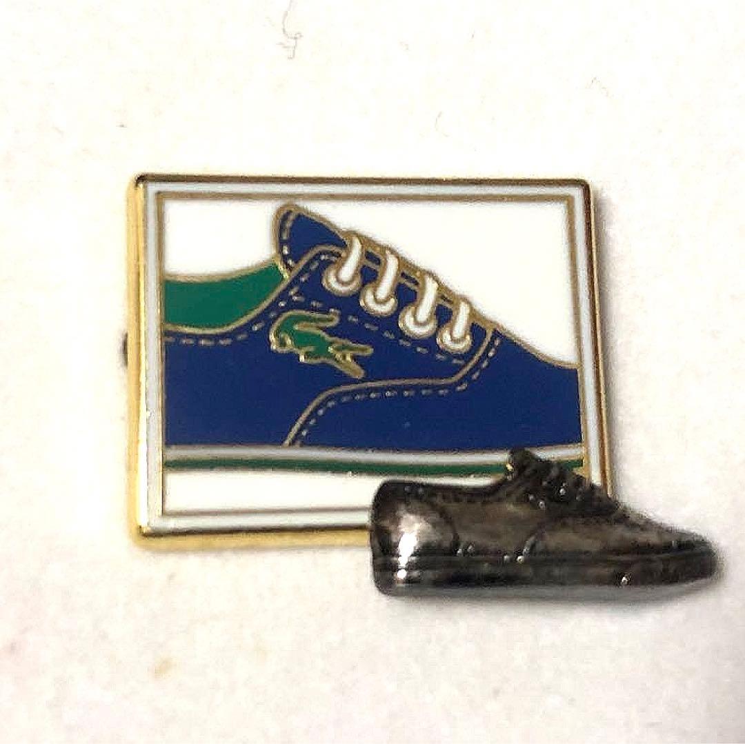 非売品 アルテュス・ベルトラン ラコステ Lacoste 60周年 ピンバッジ