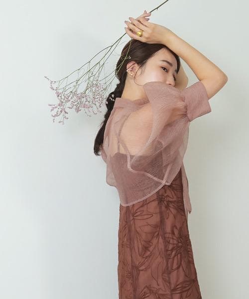 極美品 カナ ボウタイ リボン ボレロ ワンピース M 結婚式 オケージョン