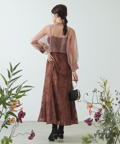 極美品 カナ ボウタイ リボン ボレロ ワンピース M 結婚式 オケージョン