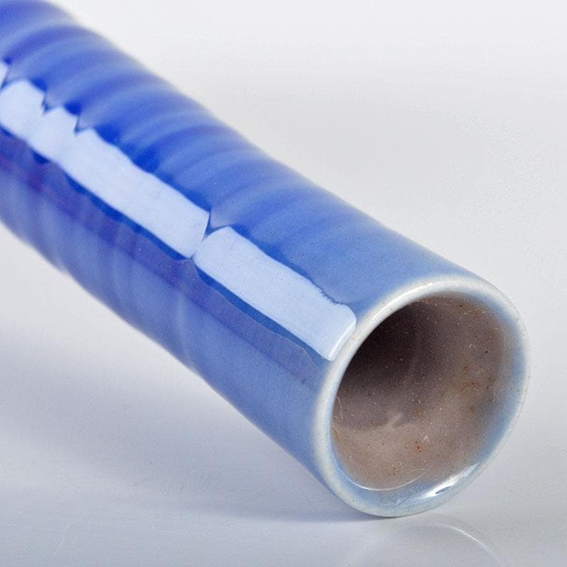 九谷焼　人間国宝　三代八十吉　徳田正彦作　彩釉　花入　D　R4244