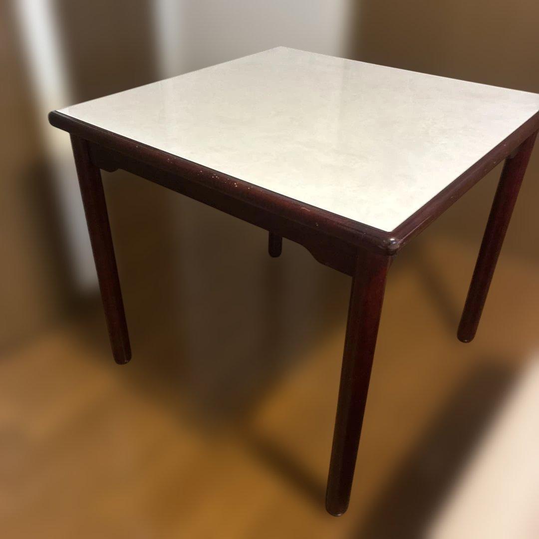 ダイニングテーブル　正方形　（カリモク風）
