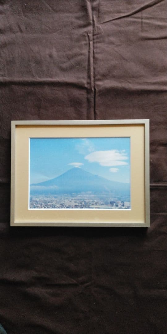 富士山と雲の写真