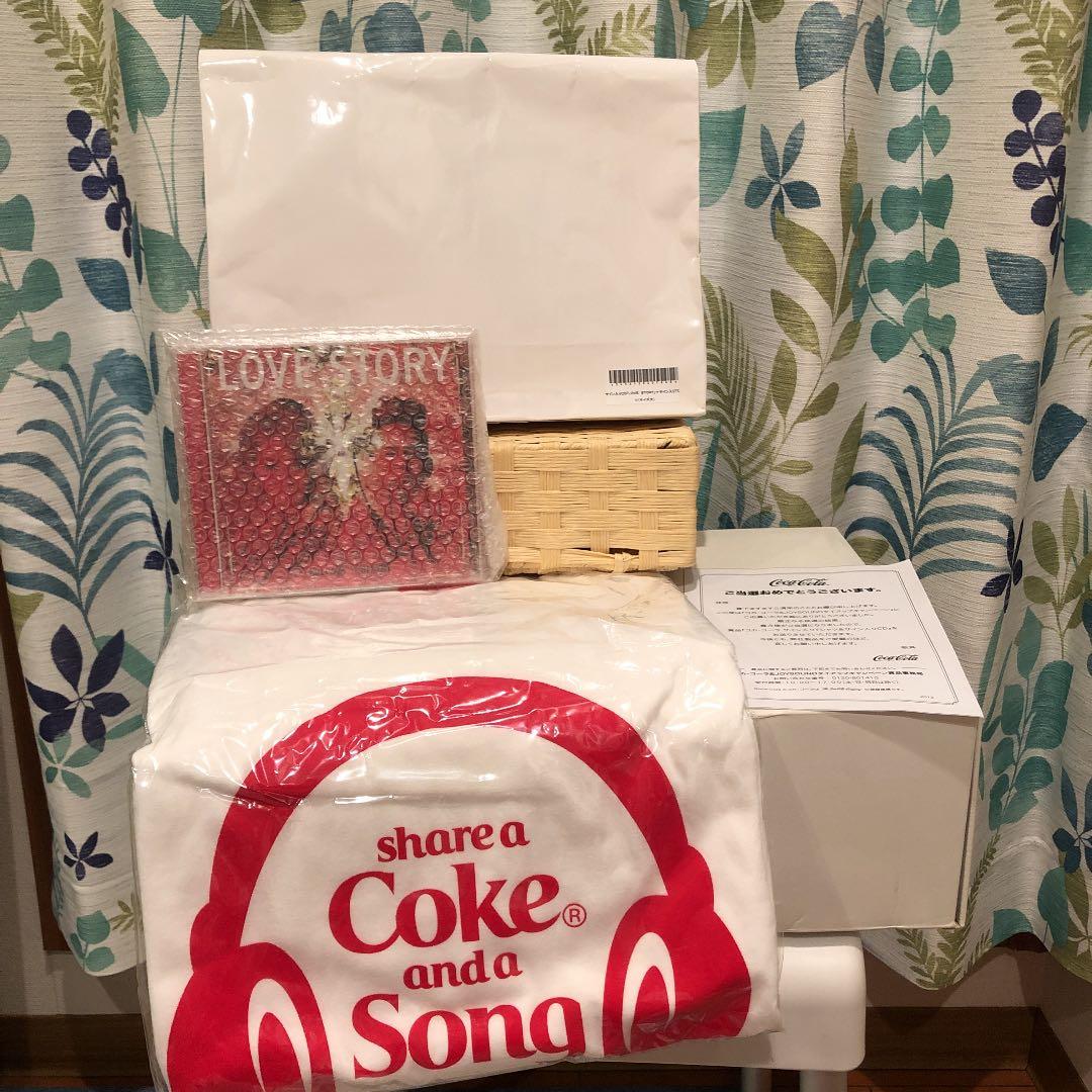 【懸賞品レア☆】加藤ミリヤ&清水翔太のコカコーラサイン入りTシャツ&CD！！