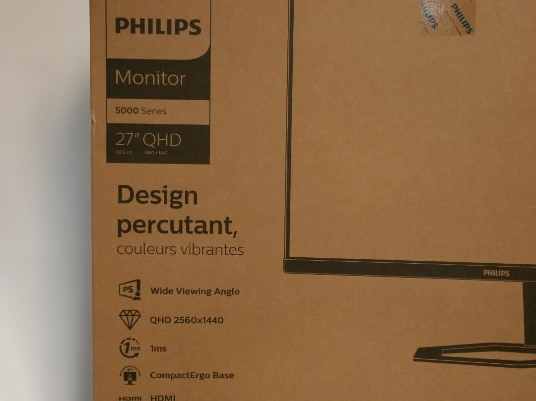未使用　PHILIPS 27E1N55 27インチ QHD モニター
