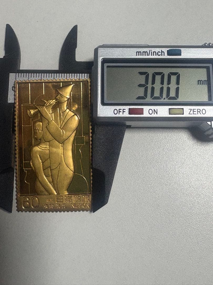 希少　松本徽章工業　純金　金属工芸品　4.58g 純金/純銅 純金延板