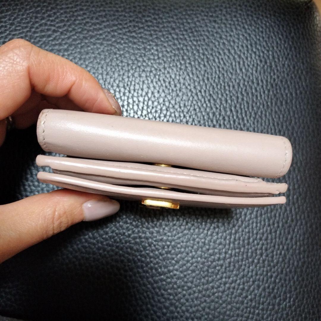 最終お値下げ SAINT LAURENT ピンク 三つ折り財布